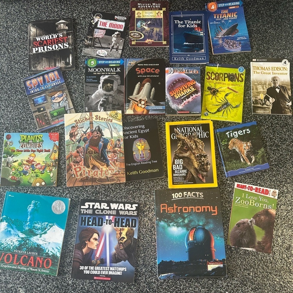 Assorted Children's Books Collection Unisex elementary teacher homeschool
